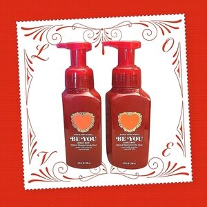 2 HAND SOAPS BUBBLY ROSÉ "BE YOU" ♥️ GENTLE FOAMING BY BATH & BODY WORKS